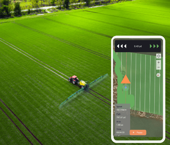 GlandNav - Tractor Gps App app showcase