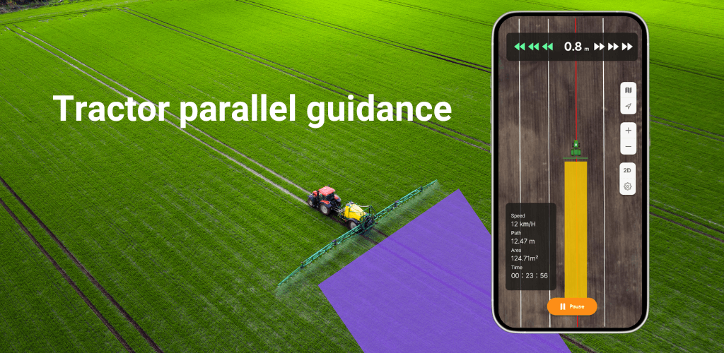 Tractor parallel guidance
