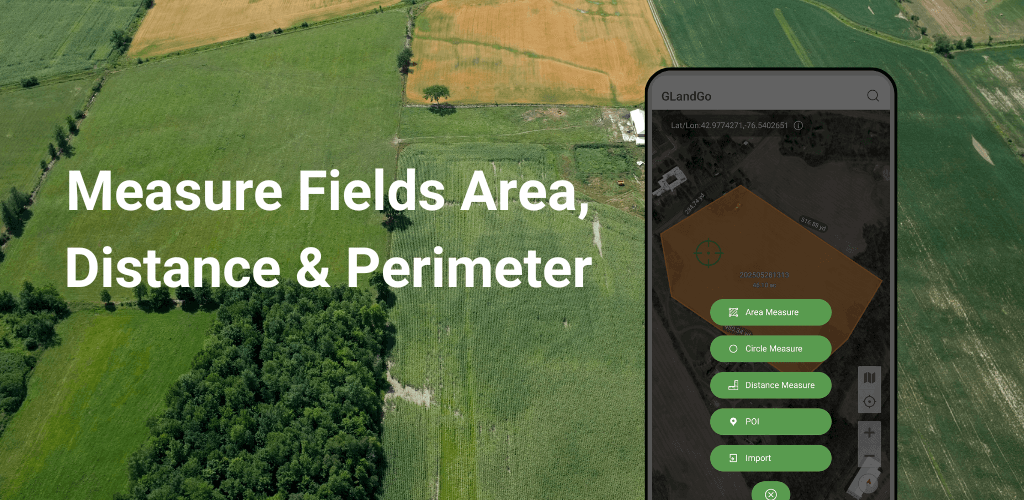 Mesure GPS de surface et distance