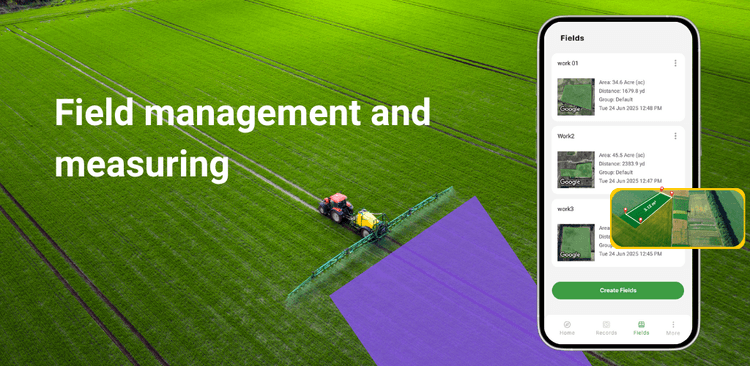 Tractor GPS & Field Guidance App – GLandNav Field Navigator